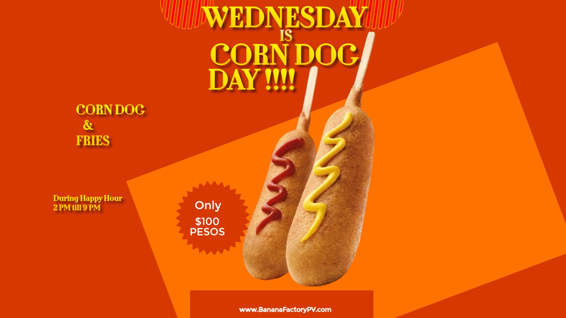 Wednesday is Corn Dog Day