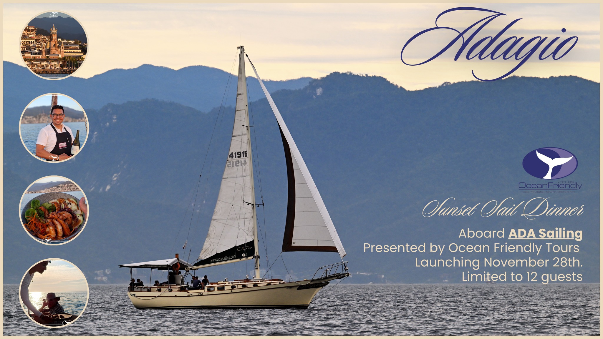 Cena de Vela al Atardecer para Recaudar Fondos