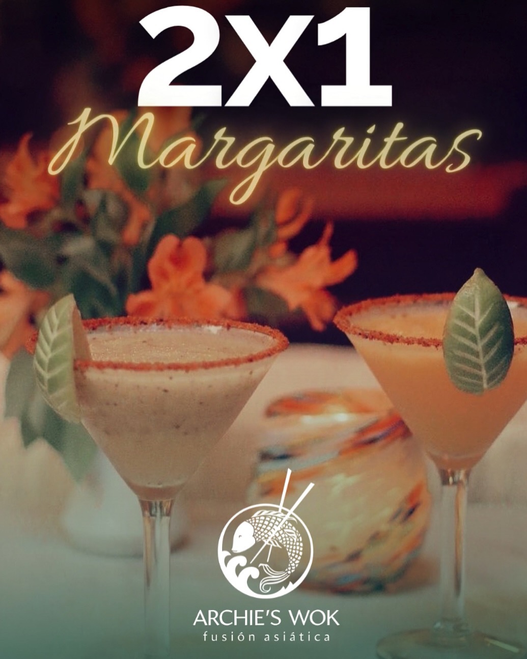 Margaritas 2 x 1