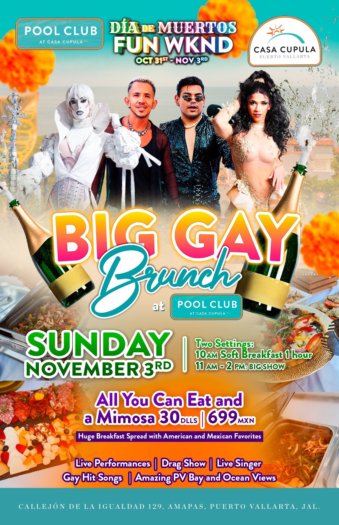 Big Gay Brunch-Day of the Dead