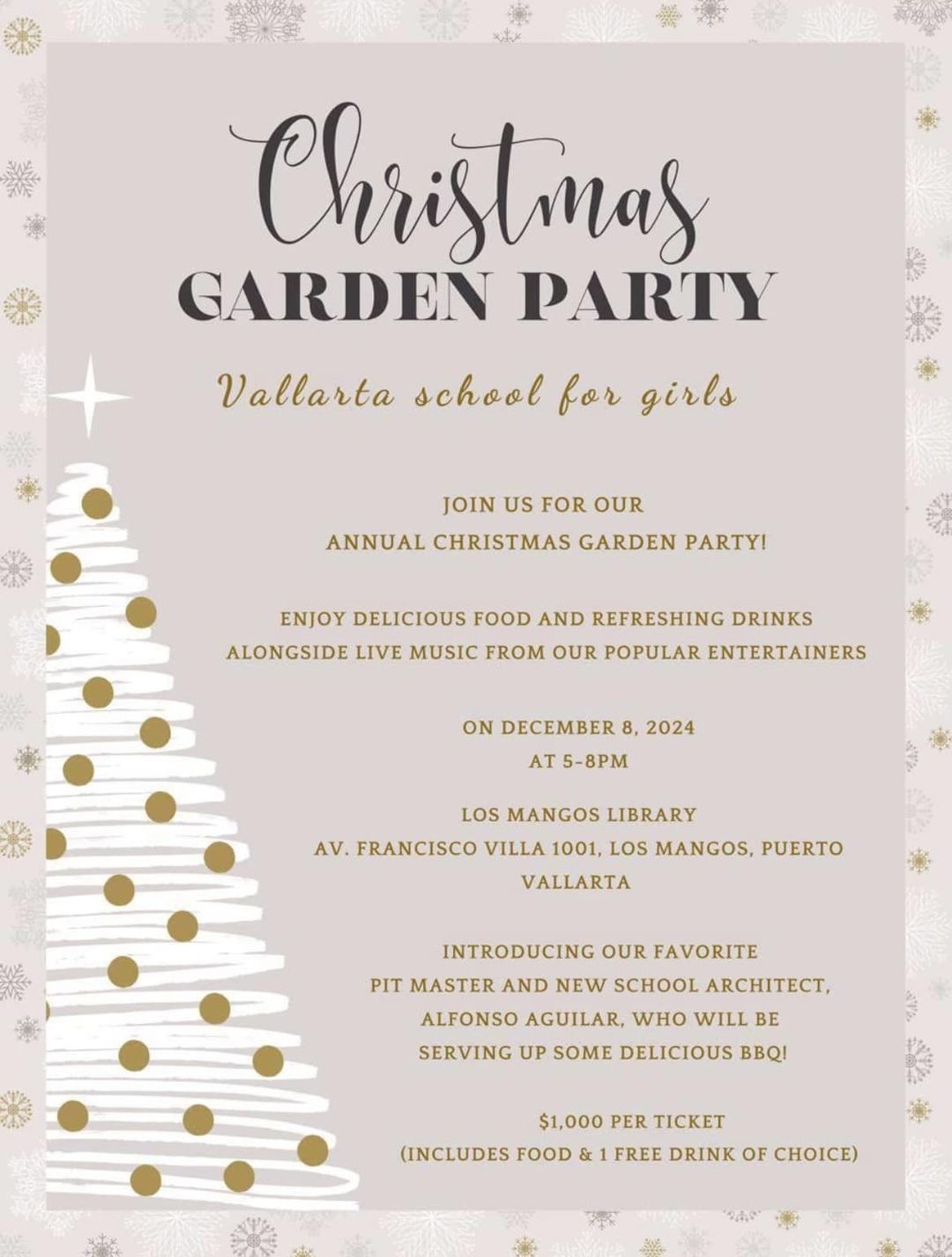 Chrismas Garden Party