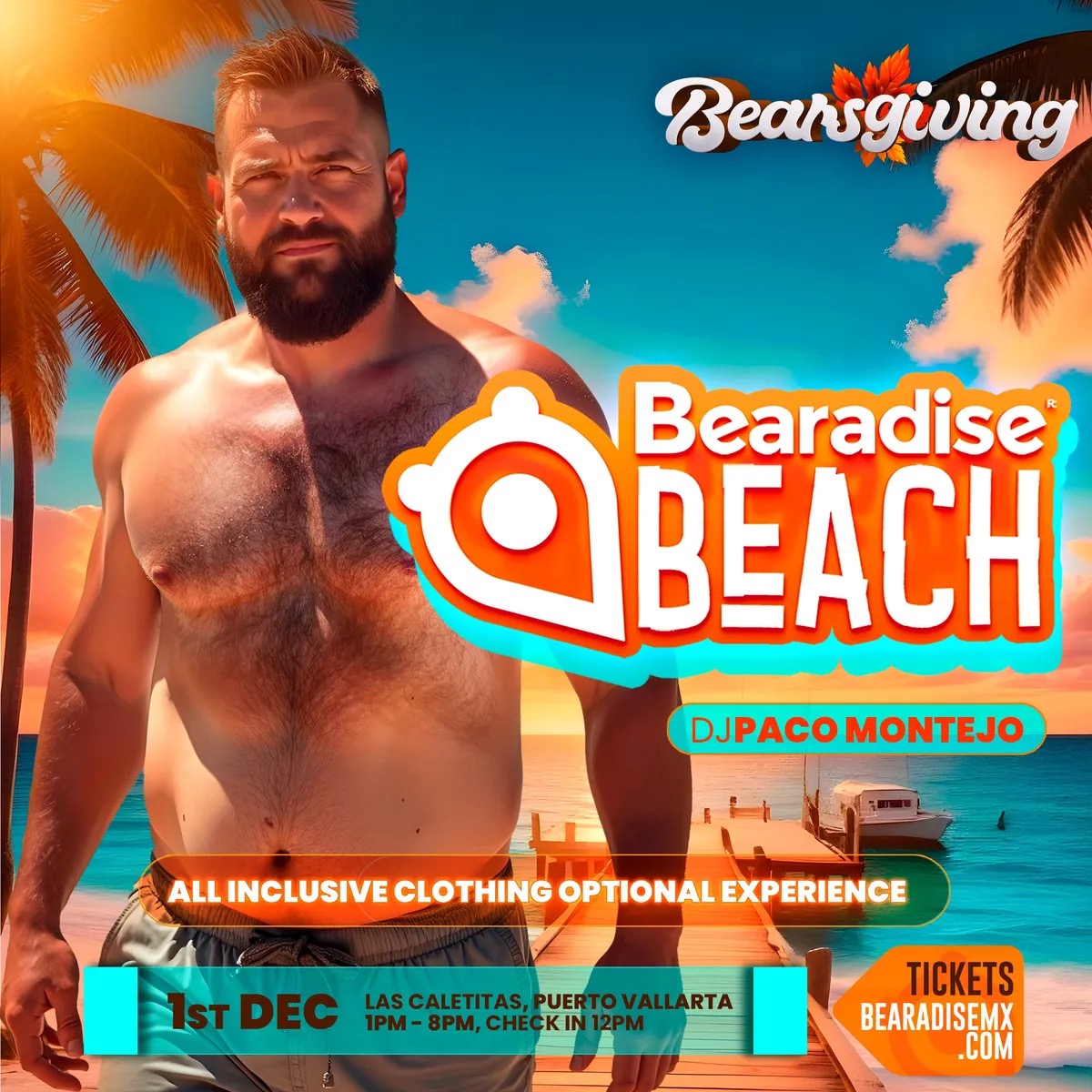 Bearadise Beach Thanksgiving Edition