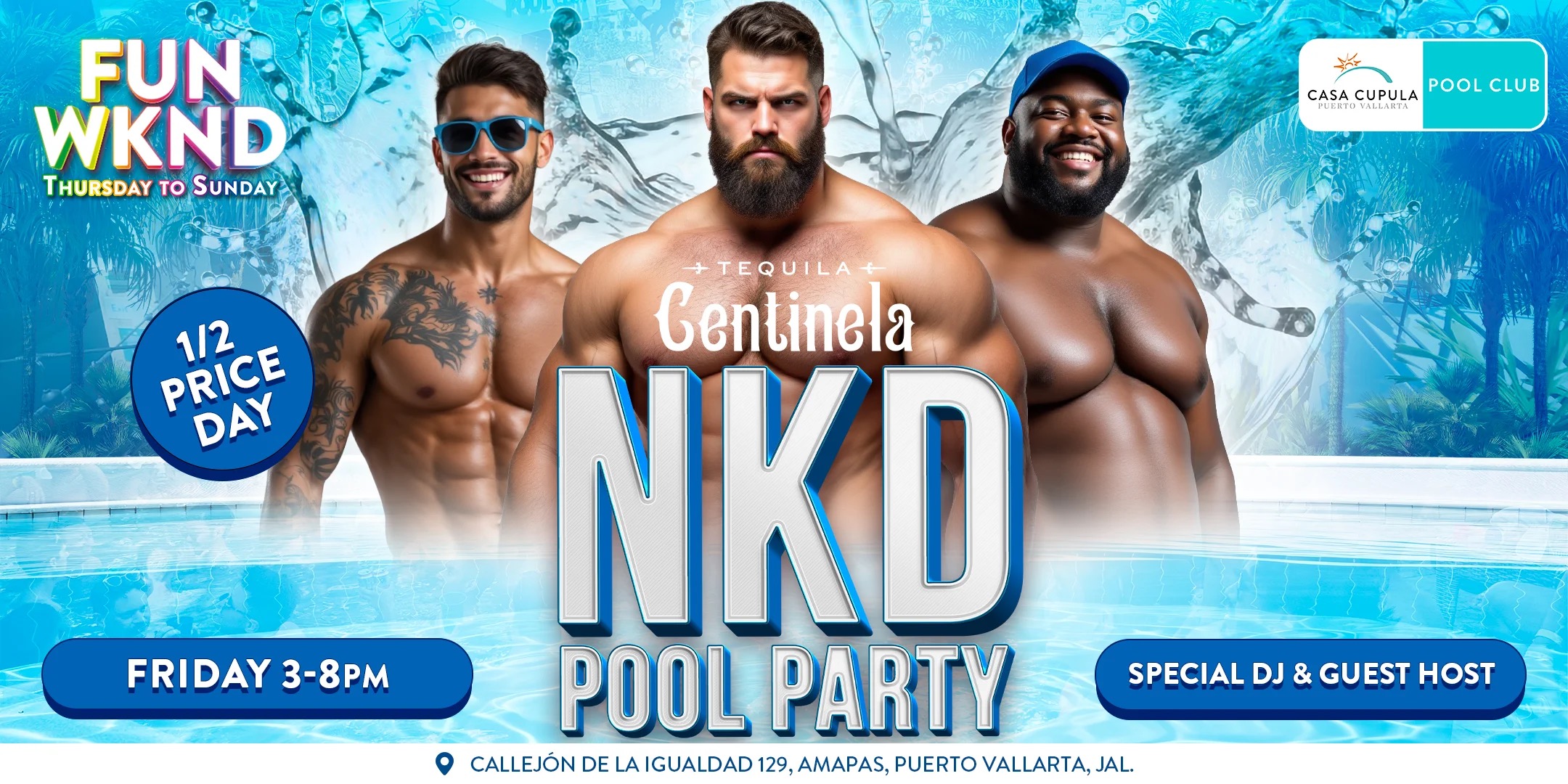 Tequila Centinela NKD Pool Party