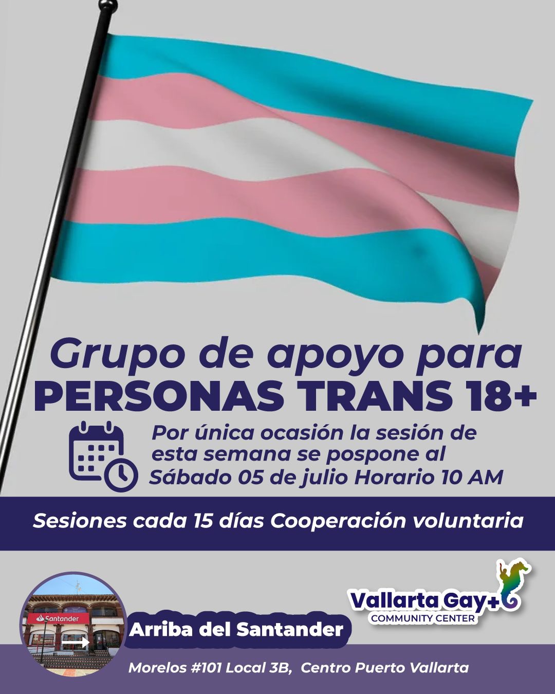 Grupo de Apoyo para personas trans 18+