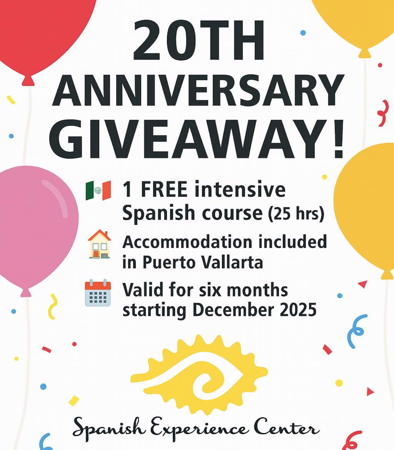 20th Anniversary Giveaway