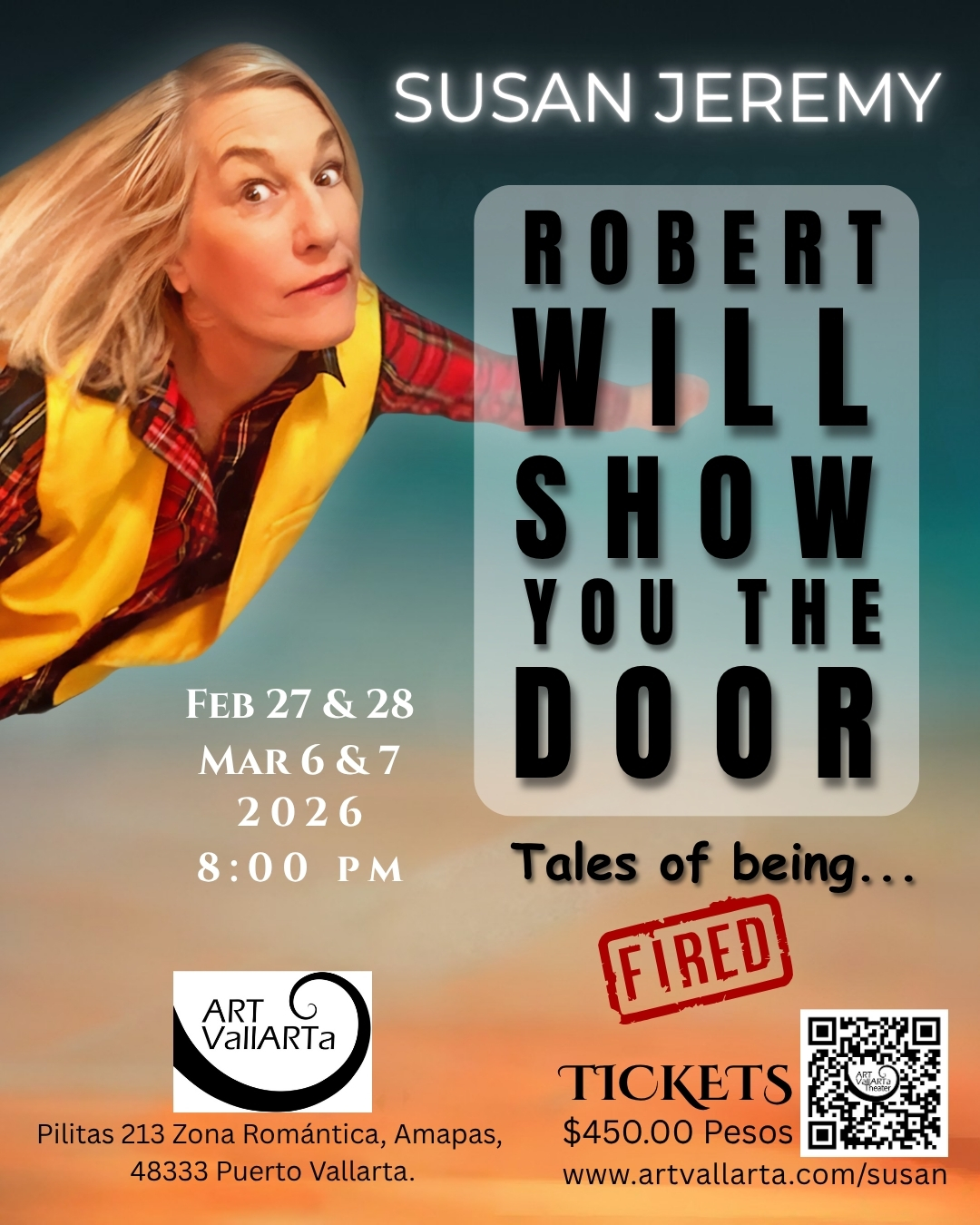 ROBERT WILL SHOW YOU THE DOOR