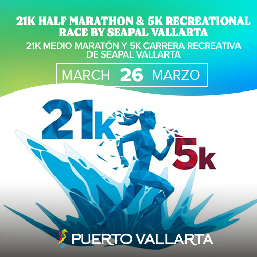 21K Medio Maraton y 5K Seapal Vallarta