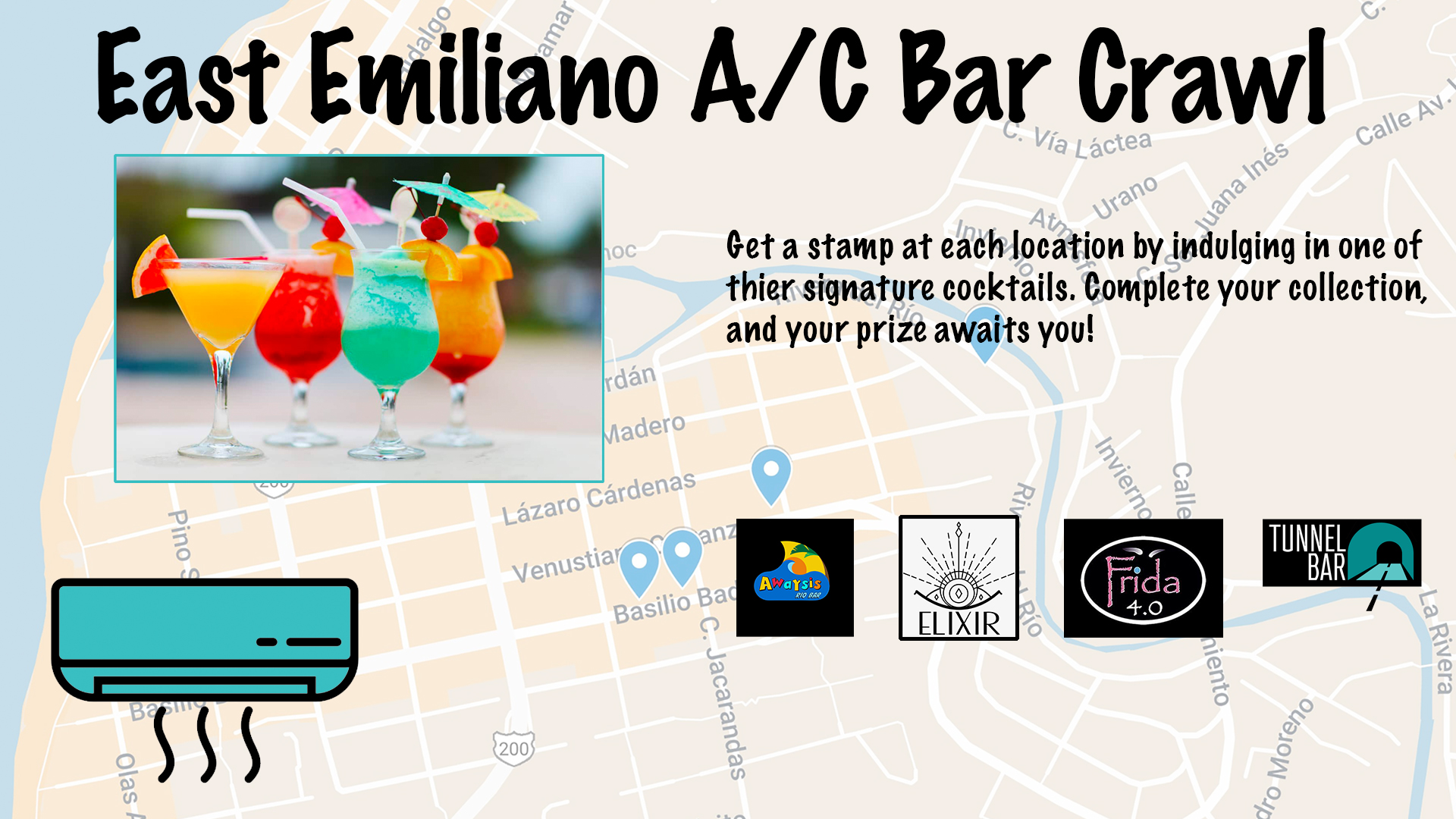 East Emiliano A/C Bar Crawl