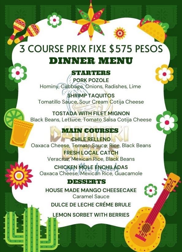 Dinner Menu