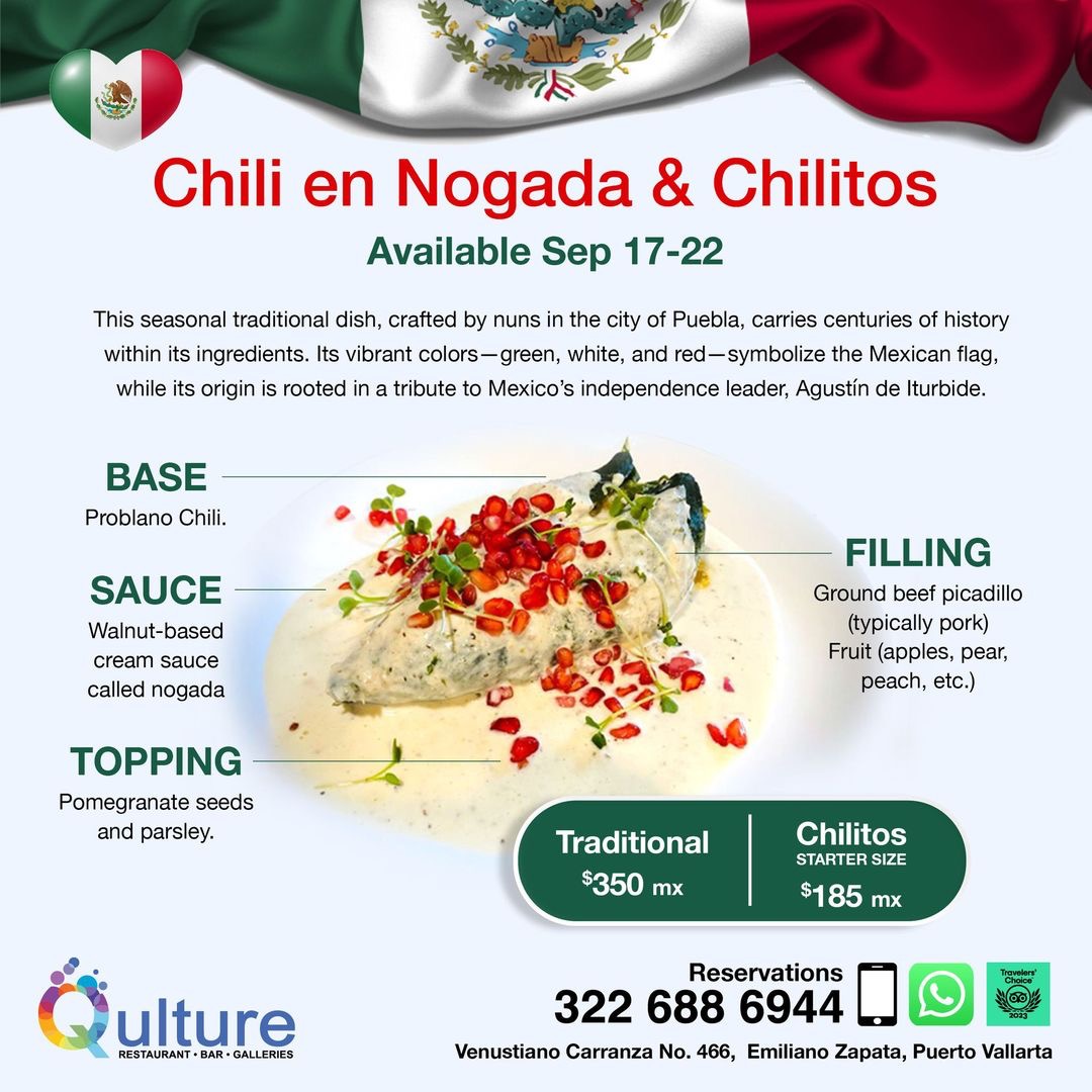 Chili en Nogada & Chilitos