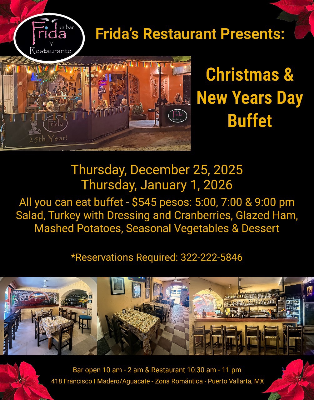 Christmas & New Years Day Buffet