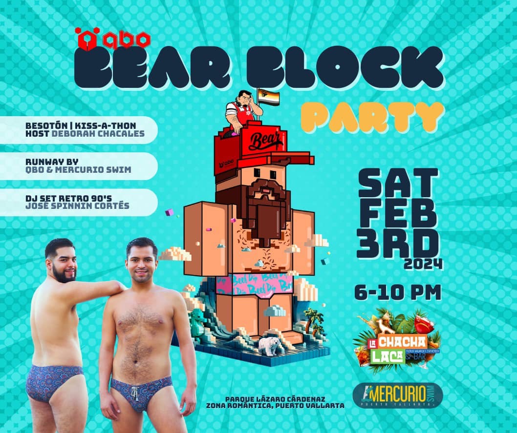 Bear Block Party by Beef Dip | GayGuide Vallarta