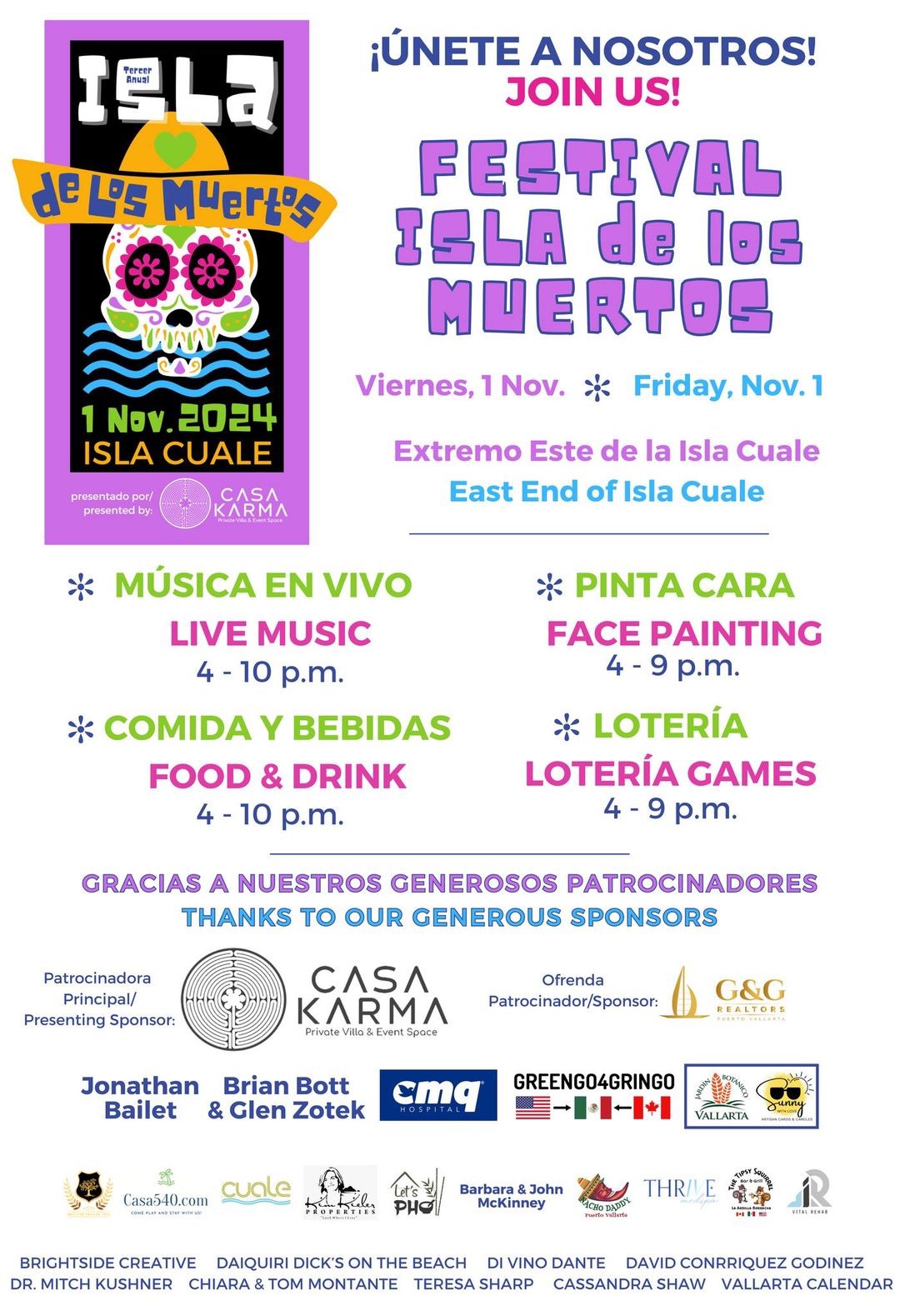 3rd Annual Isla de Los Muertos Festival 