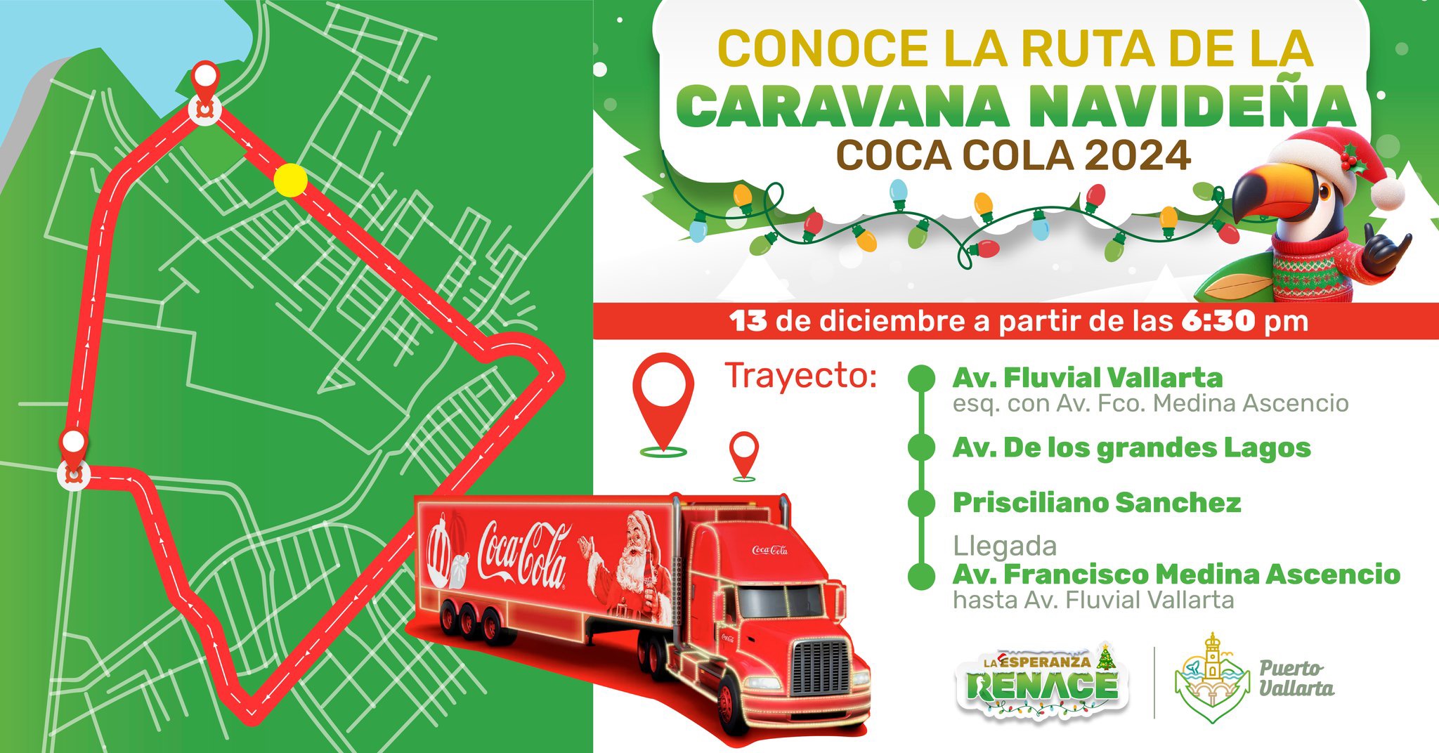 The Coca Cola Christmas Caravan 2024