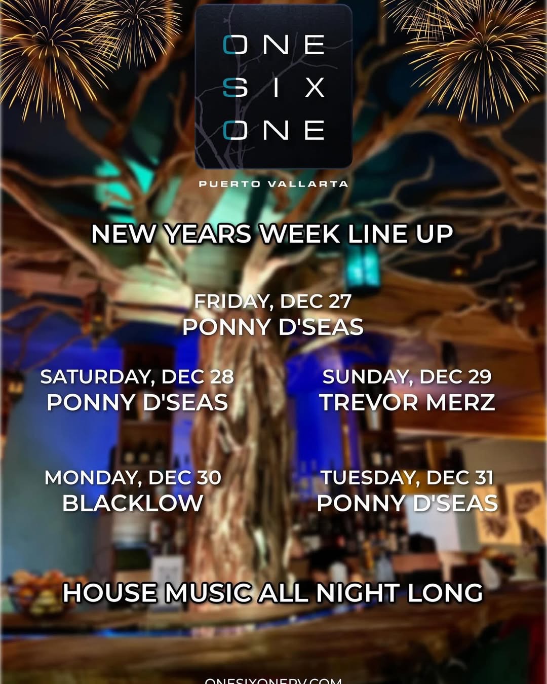 New Years Week Line Up