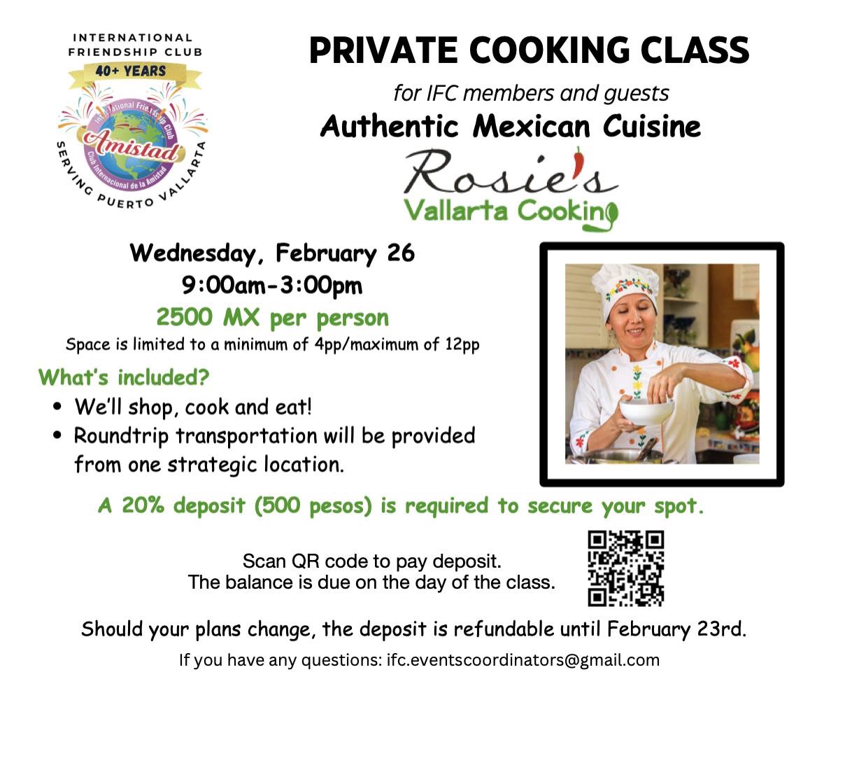 Private Cooking Class