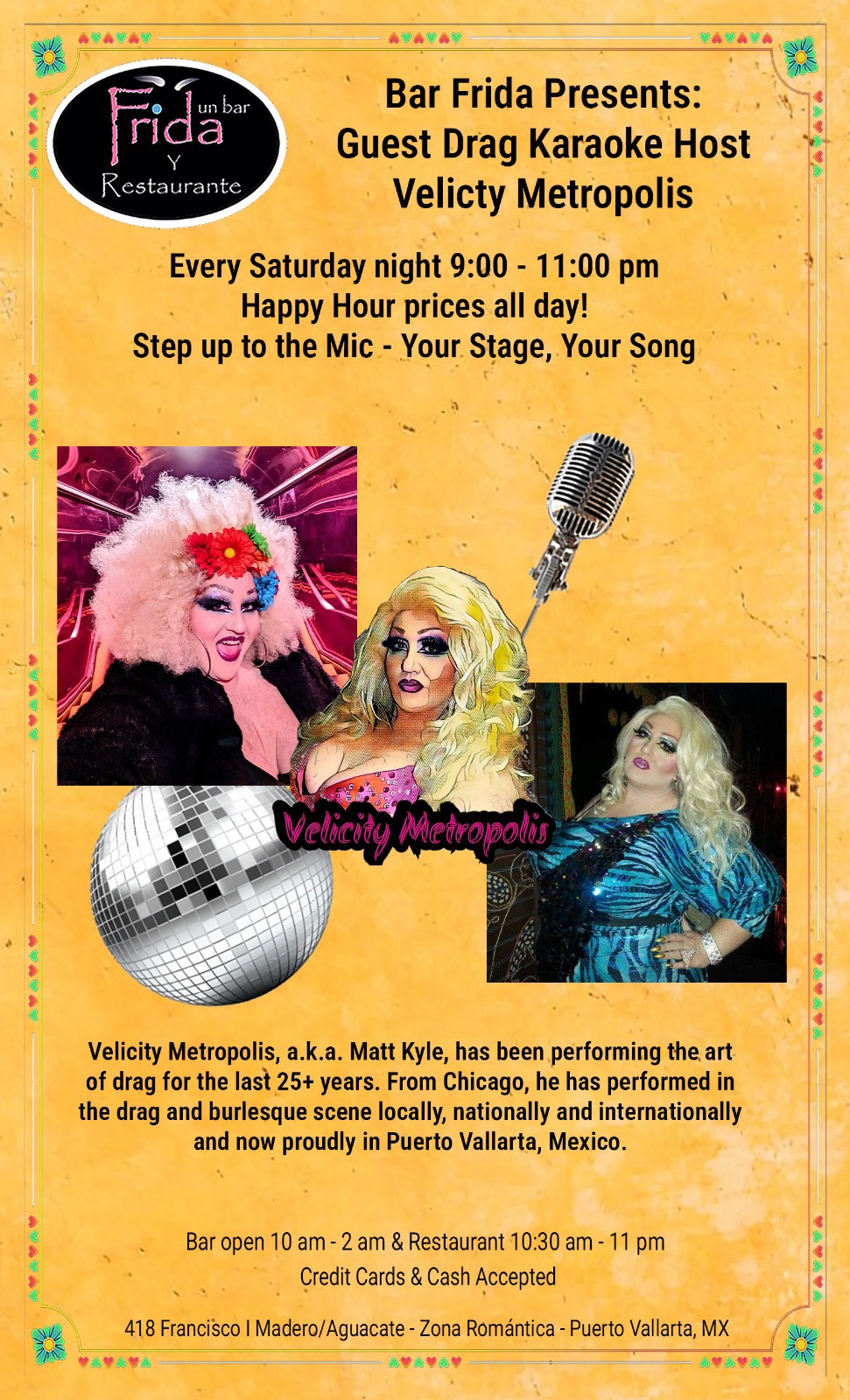 Guest Drag Karaoke Host Velicty Metropolis