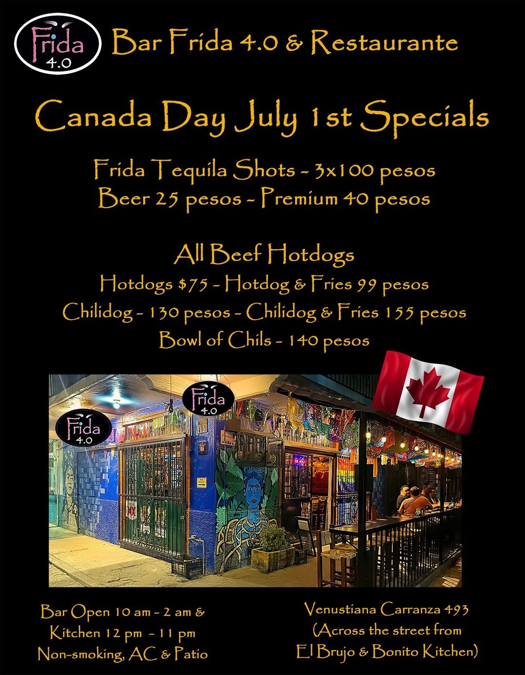Canada Day July 1st Specials