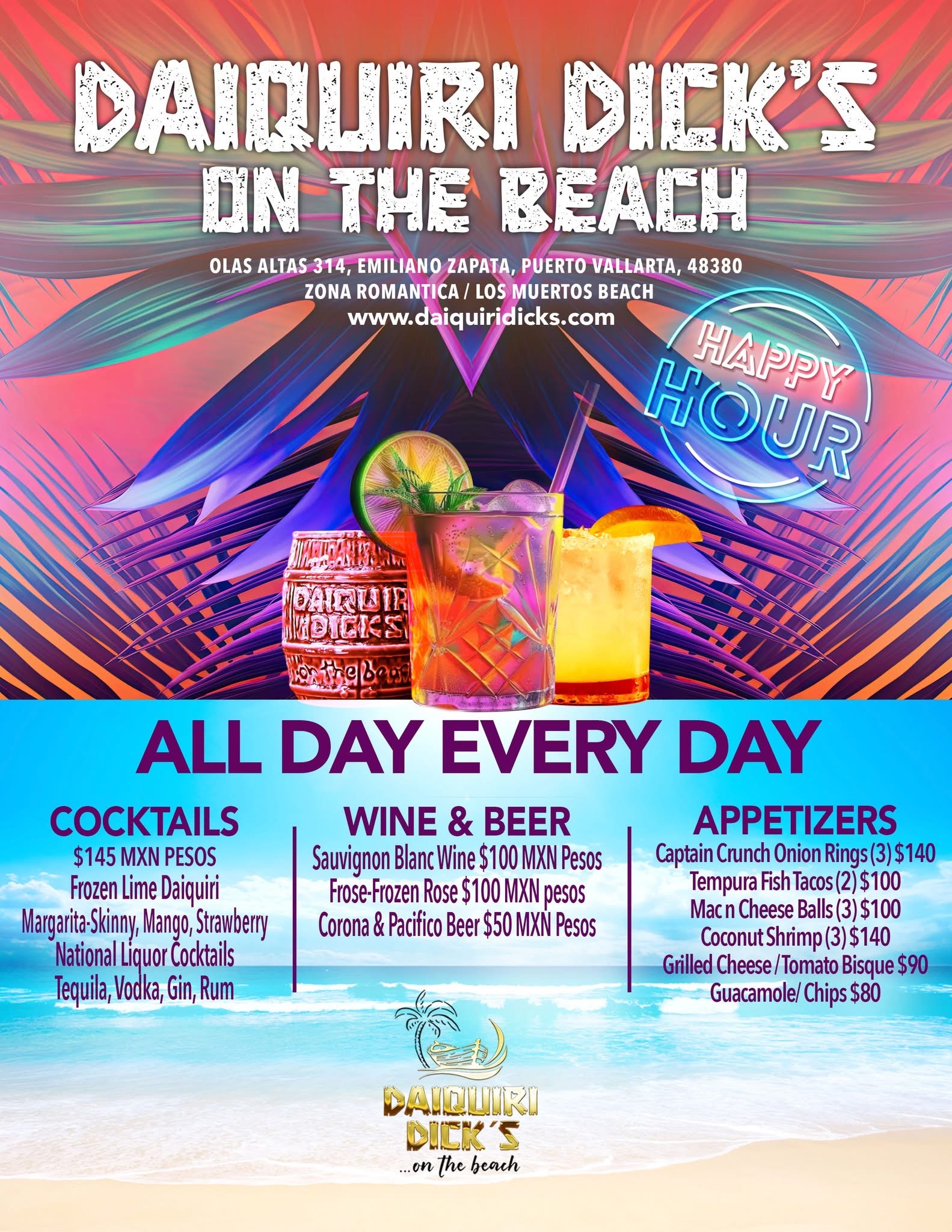 Happy Hour - All Day Every Day