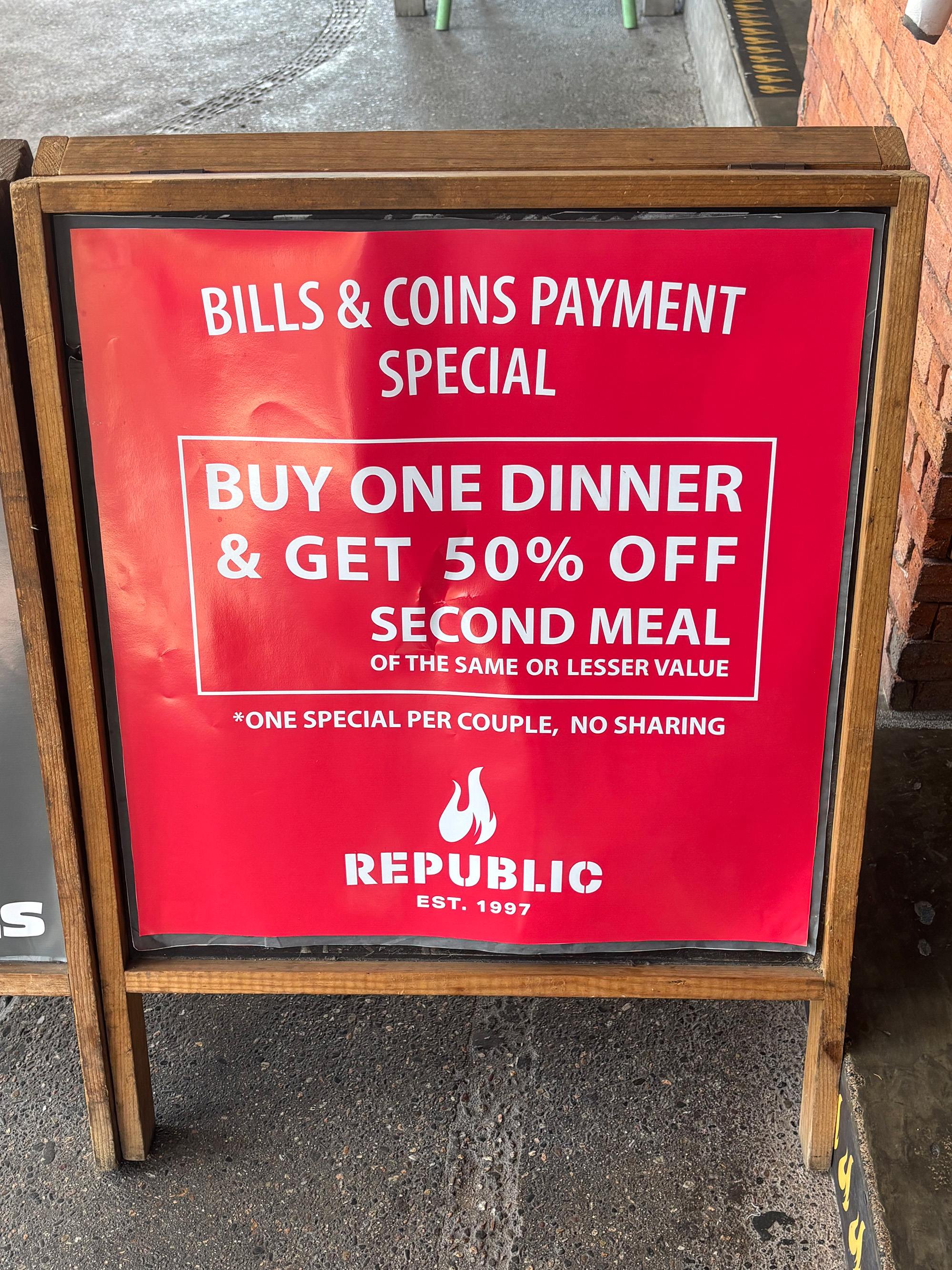 Bills & Coins Payment Special