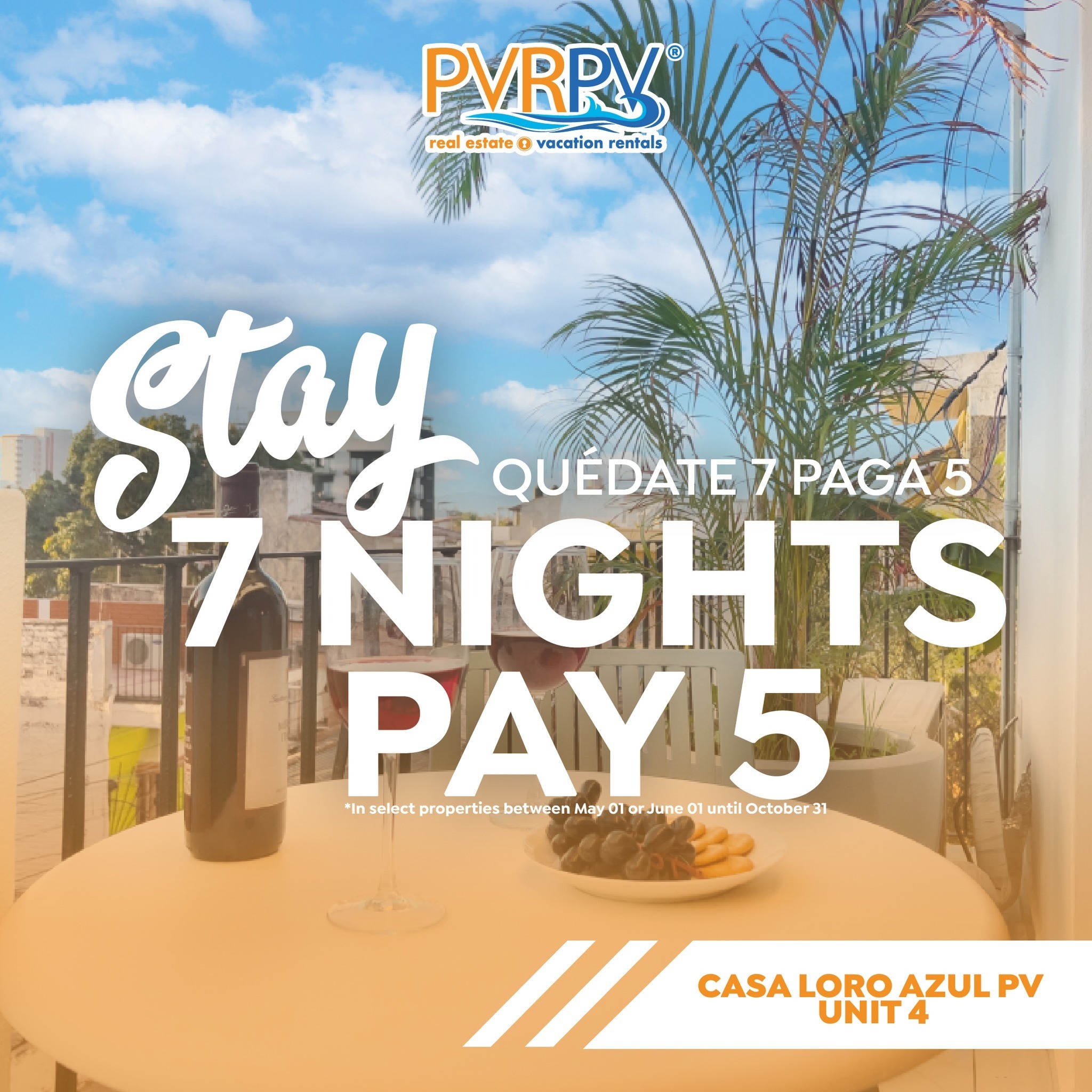 STAY 7 NIGHTS PAY 5