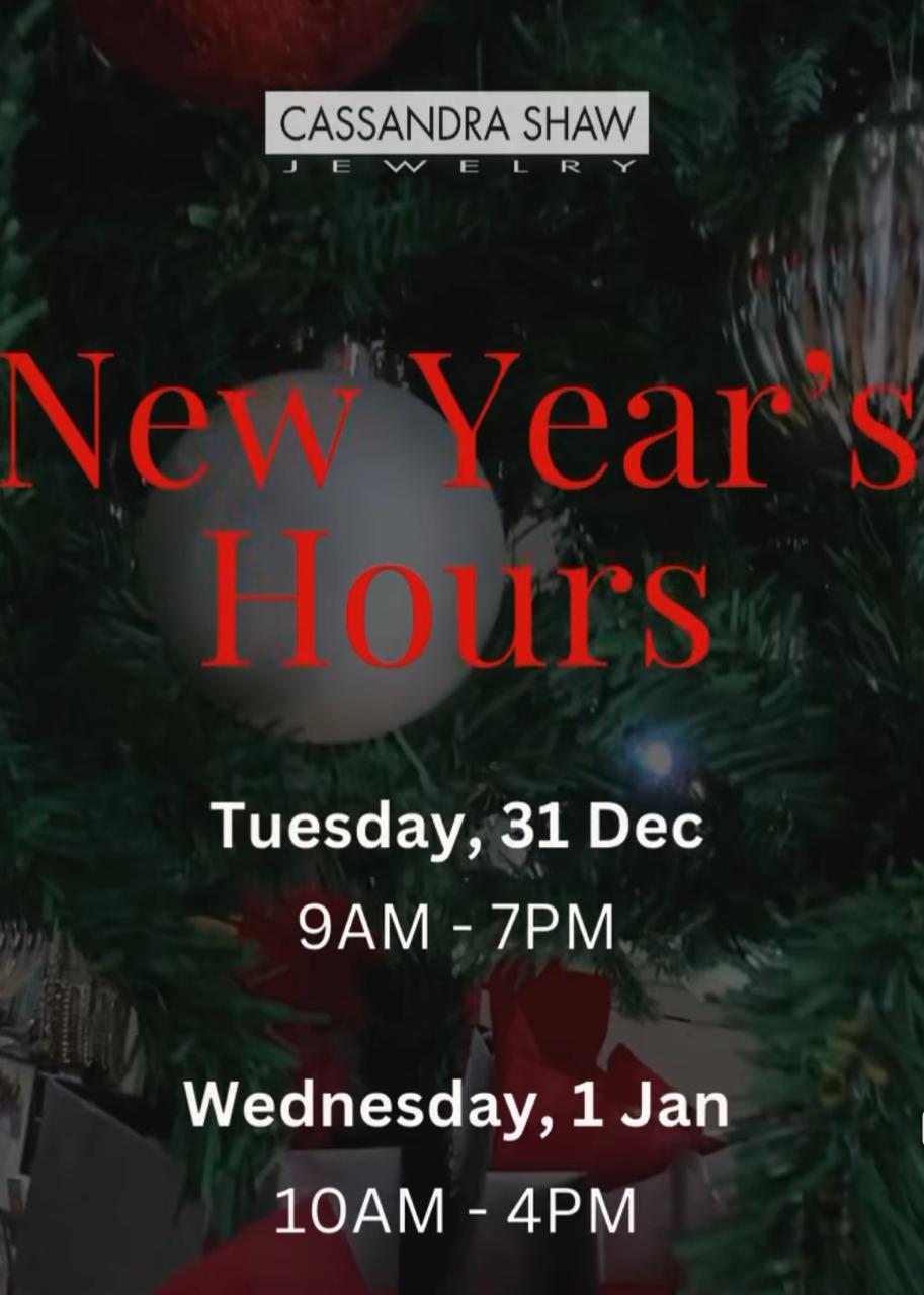 New Year's Hours